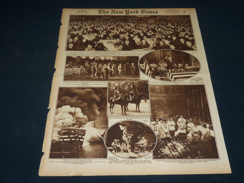 1921 MAY 29 NEW YORK TIMES PICTURE SECTION NO. 4 & 5 - WALL STREET - NT 8934
