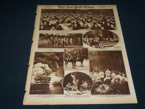 1921 MAY 29 NEW YORK TIMES PICTURE SECTION NO. 4 & 5 - WALL STREET - NT 8934