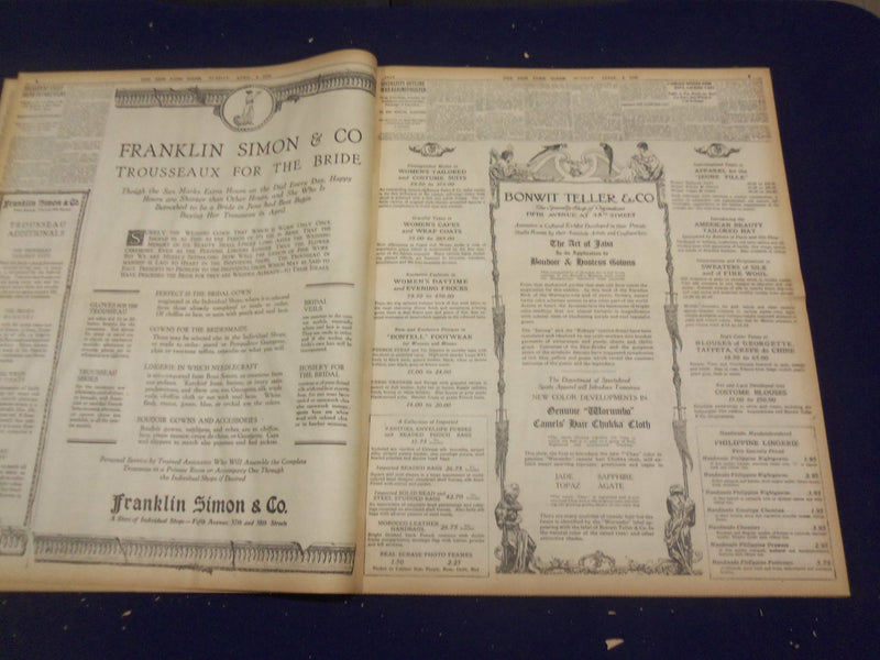 1920 APRIL 4 NEW YORK TIMES - SUE TO ANNUL PICKFORD DIVORSE - NT 8280