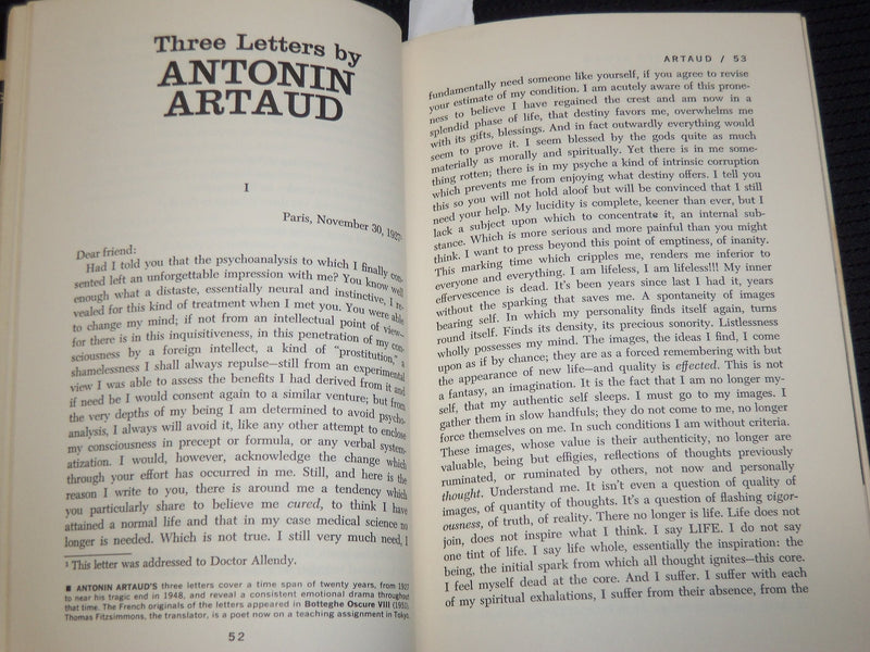 1963 JANUARY-FEBRUARY EVERGREEN REVIEW MAGAZINE - ANTONIN ARTAUD - SP 6008L