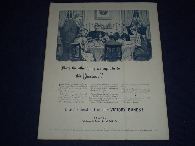 1945 DECEMBER THE TRAVEL MAGAZINE - RELIGIOUS PROCESSION IN GUATEMALA - J 1380