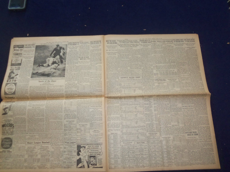 1944 JUNE 30 NEW YORK TIMES -GERMANS LASH OUT AT PINCERS GRIPPING CAEN - NP 6581