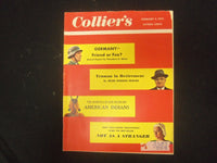 1955 FEBRUARY 4 COLLIER'S MAGAZINE - GREAT ILLUSTRATIONS, ARTICLES & ADS-ST 4529