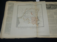 1898 JAN-DEC LE MOUVEMENT GEOGRAPHIQUE MAGAZINE BOUND VOLUME - KD 5393