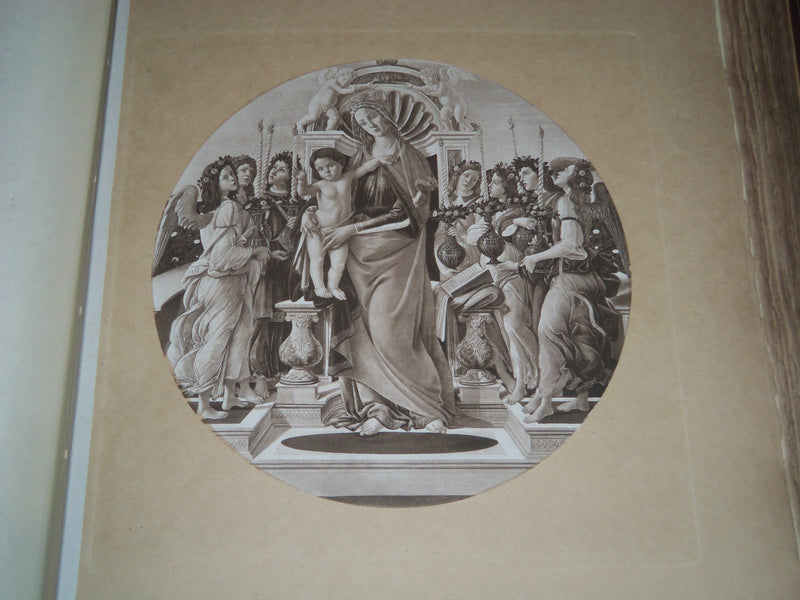 1907 SANDRO BOTTICELLI VOLUME BY EMILE GEBHART - FRENCH - NICE ENGRAVINGS - Z 20