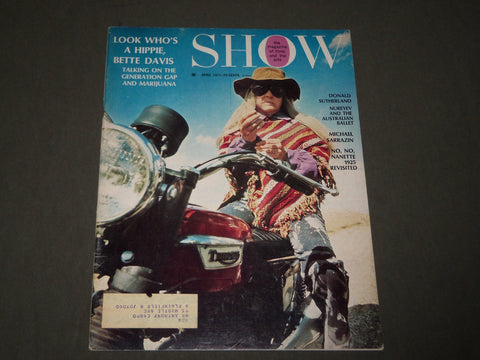 1971 APRIL SHOW MAGAZINE OF FILMS & ARTS - BETTE DAVIS COVER - CW 19