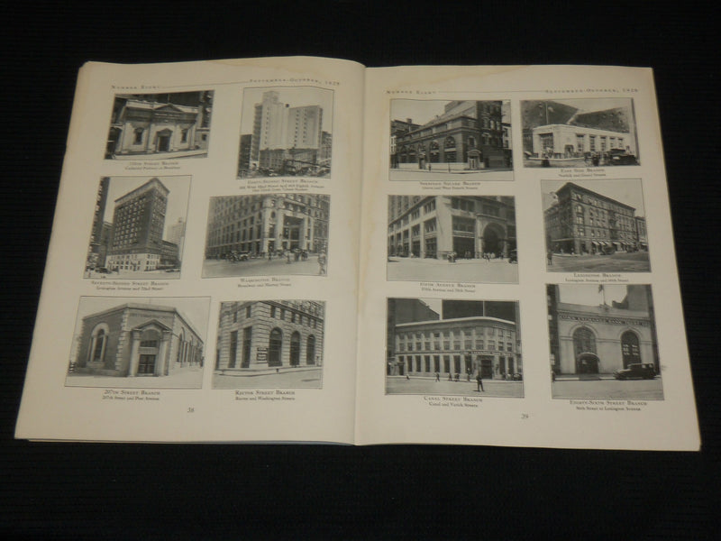 1929 OCTOBER NUMBER EIGHT - CITY BANK CLUB MAGAZINE - NICE PHOTOS - J 7011