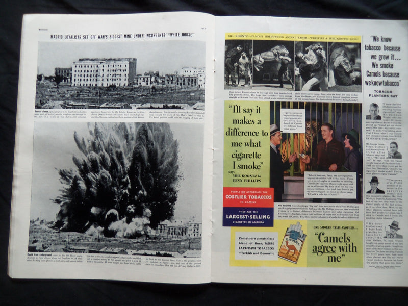 1938 APRIL 11 LIFE MAGAZINE - FASHION NOTE - L 73