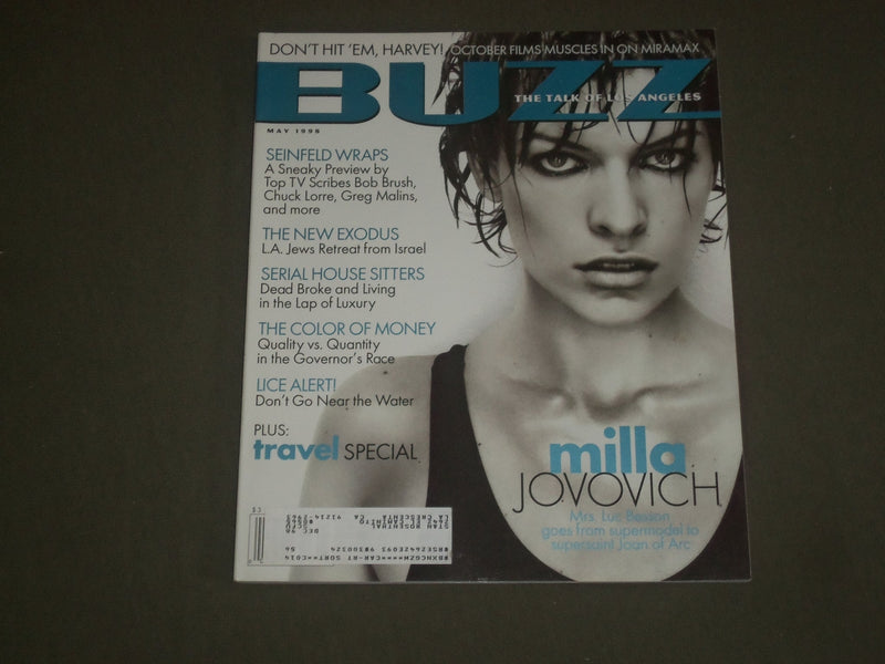 1998 MAY BUZZ MAGAZINE - MILLA JOVOVICH - B 514