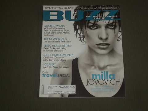 1998 MAY BUZZ MAGAZINE - MILLA JOVOVICH - B 514