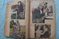 1930'S MOVIE STAR SCRAPBOOK LOADED - HARLOW - LOMBARD - BASEBALL - E 26498