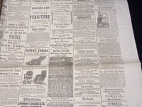 1853 OCT 1 UNITED STATES JOURNAL NEWSPAPER - CHOATE EULOGY ON WEBSTER - NP 3878Q