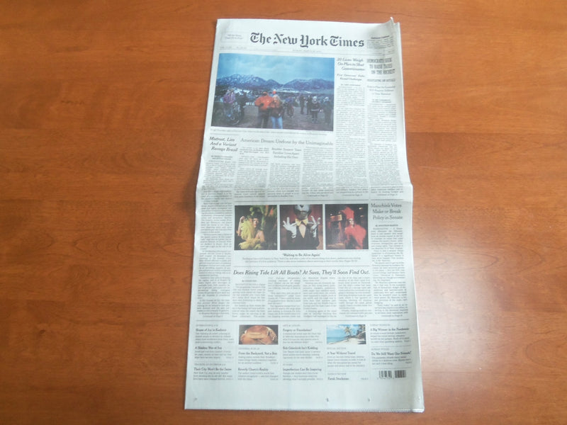 2021 MARCH 28 NEW YORK TIMES - DEMOCRATS SEEK TO RAISE TAXES ON THE RICHEST