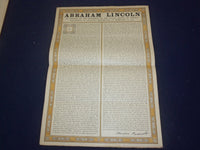 1909 FEBRUARY 13 COLLIER'S MAGAZINE - LINCOLN CENTENNIAL 1809-1909 - ST 6782