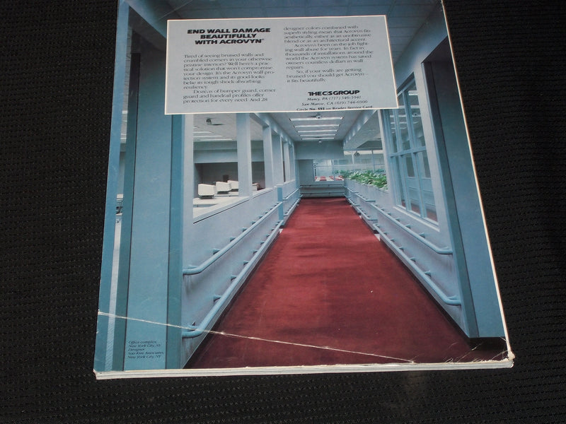 1985 NOVEMBER PROGRESSIVE ARCHITECTURE MAGAZINE - ADAPTIVE REUSE COVER - E 4139