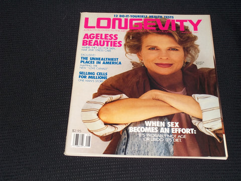 1991 AUGUST LONGEVITY MAGAZINE - CANDICE BERGEN FRONT COVER - E 13766