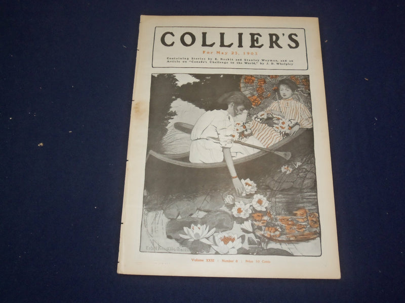 1903 MAY 23 COLLIER'S MAGAZINE - STORIES BY E. NESBIT & S. WEYMAN - ST 6669