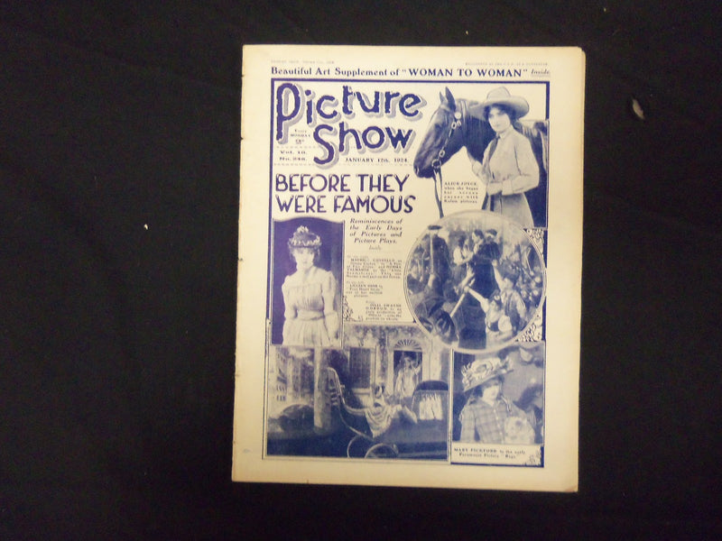 1924 JANUARY 12 PICTURE SHOW MOVIE MAGAZINE - MARY PICKFORD - ST 2465
