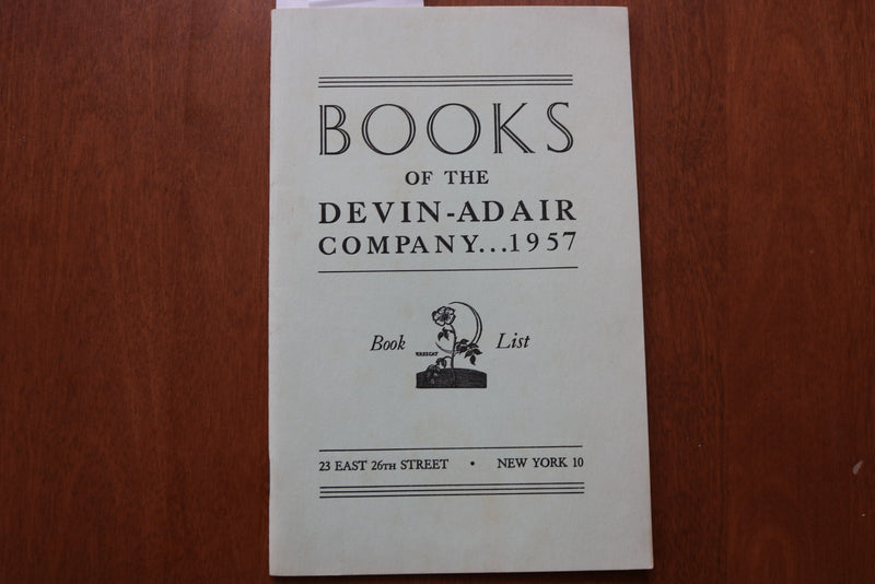 1957 BOOKS OF THE DEVIN-ADAIR COMPANY BOOK LIST SOFTCOVER BOOK - K 3170