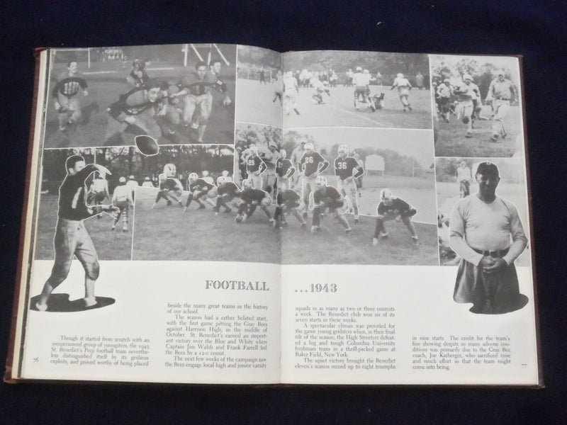 1944 THE TELELOG ST. BENEDICT'S PEPARATORY SCHOOL YEARBOOK - NEWARK, NJ- YB 3121