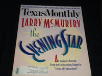1992 MAY TEXAS MONTHLY MAGAZINE - LARRY MCMURTY FRONT COVER - E 7483