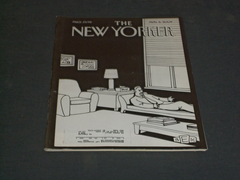 2004 AUGUST 2 THE NEW YORKER MAGAZINE - ILLUSTRATED COVER - NY 2009