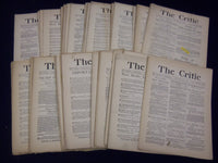 1887 THE CRITIC MAGAZINE LOT OF 49 ISSUES - GREAT REVIEWS & ARTICLES - WR 799