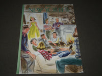 1950 JANUARY 7 NEW YORKER MAGAZINE FRONT COVER ONLY - GREAT ART FOR FRAMING