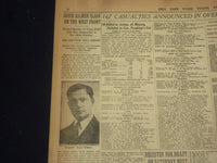 1918 AUGUST 18 NEW YORK TIMES - JOYCE KILMER SLAIN ON THE WEST FRONT - NT 9207