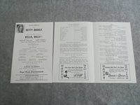 1965 HELLO, DOLLY! PROGRAM - BETTY GRABLE - DENVER AUDITORIUM THEATRE - J 7633