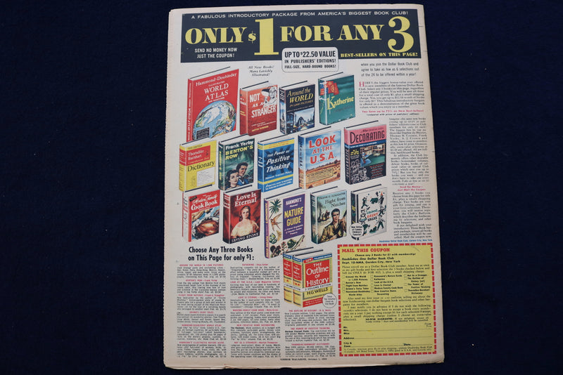 1955 OCTOBER 2 NY MIRROR MAGAZINE - PATTI PAGE COVER - E 22575