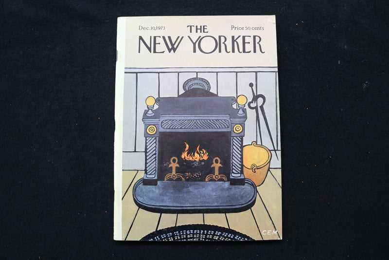 1973 DECEMBER 10 NEW YORKER MAGAZINE - GREAT ILLUSTRATED COVER - NY 2896