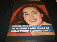 1950'S HOLLYWOOD MOVIE STARS SCRAPBOOK - MONROE - DARNELL - BAXTER - 37A