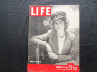 1943 FEBRUARY 15 LIFE MAGAZINE - PRINCESS ELIZABETH - L 326