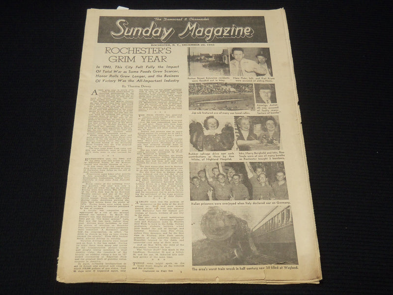 1943 DECEMBER 26 ROCHESTER DEMOCRAT SUNDAY MAGAZINE SECTION - NP 8944