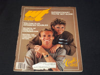 1985 FEBRUARY WORLD TENNIS MAGAZINE - CHRIS EVERT LYLOD & JOHN COVER - E 5411