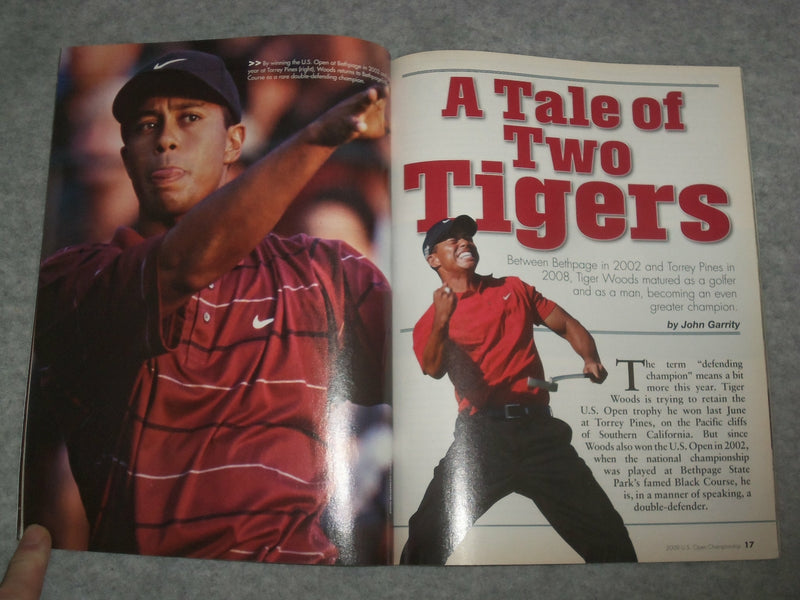 2009 JUNE 18-21 U.S. OPEN PROGRAM- BETHPAGE STATE PARK - TIGER WOODS - ST 6866