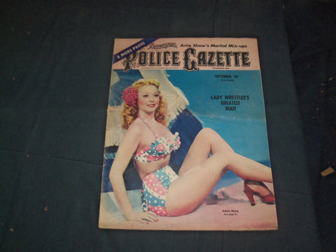 1946 SEPTEMBER THE NATIONAL POLICE GAZETTE MAGAZINE - ADELE MARA - B 5926