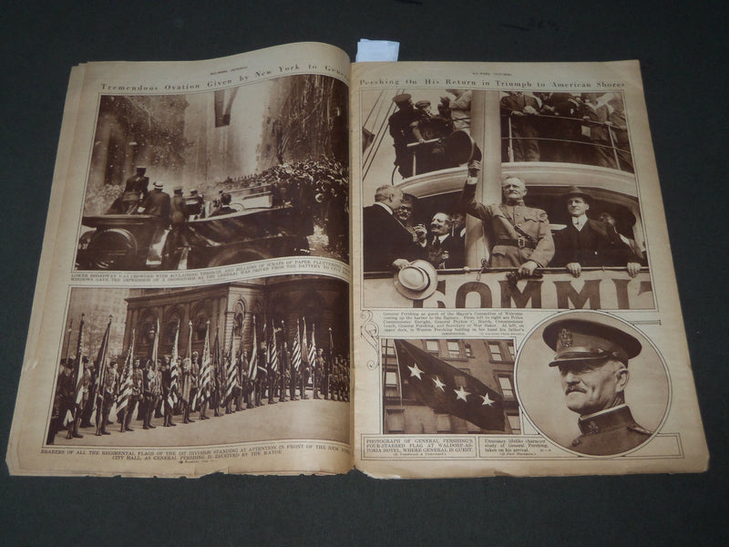 1919 SEPTEMBER 18 MID-WEEK PICTORIAL MAGAZINE SECTION - GENERAL PERSHING- J 3256