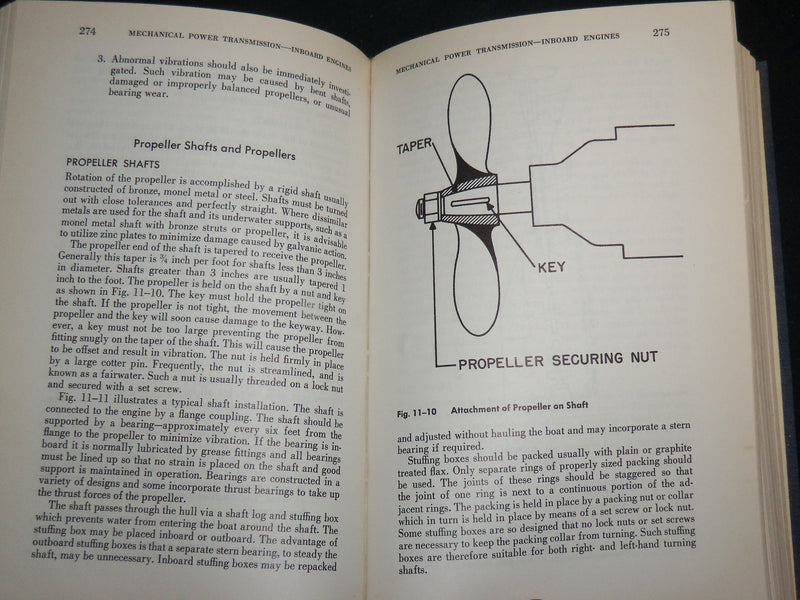 1969 MARINE ENGINES AND EQUIPMENT HARDCOVER BOOK BY ROBERT LATHAM - KD 6641