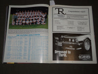 1986 ANGELS VS. REDSOX PLAYOFF BASEBALL PROGRAM - HALO MAGAZINE - J 2724