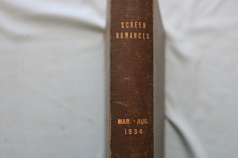 1934 MAR-AUG SCREEN ROMANCES MAGAZINE BOUND VOLUME -DIETRICH-HARLOW - KD 9684