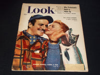 1949 AUGUST 2 LOOK MAGAZINE - GINGER ROGERS FRONT COVER - E 20440