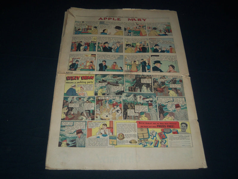 1936 APRIL 26 MINNEAPOLIS STAR TRIBUNE COLOR COMICS SECTION -DIZZY DEAN- NP 3717