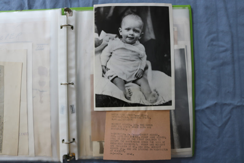HERBERT HOOVER ORIGINAL NEWS PHOTOS BOOK - 49 PHOTOS - #20