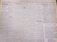 1920 JUL 2 NEW YORK TIMES - CONVENTION IN NIGHT SESSION AWAITS PLATFORM- NT 5329