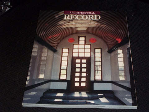 1985 JUNE ARCHITECTURAL RECORD MAGAZINE - TOWNHOUSES FRONT COVER - E 1003
