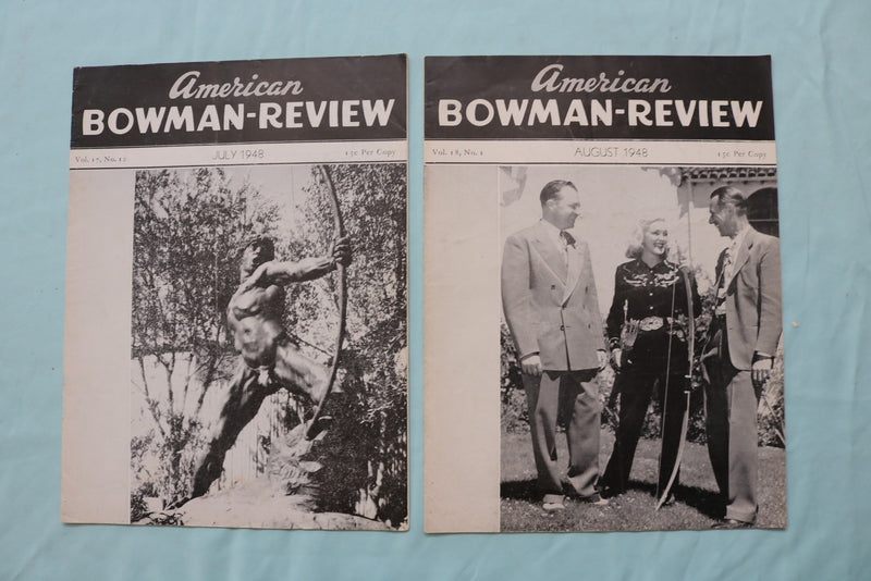1948 AMERICAN BOWMAN-REVIEW MAGAZINE - COMPLETE YEAR - LOT OF 12 - O 3754
