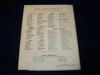 1952 RUTH MATA AND EUGENE HARI AND COMPANY PROGRAM - NEW YORK - J 5032
