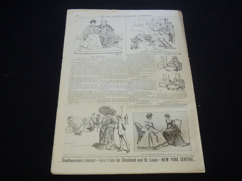 1902 OCTOBER 5 NEW YORK TRIBUNE ILLUSTRATED SUPPLEMENT - WHITE HOUSE - NP 9012
